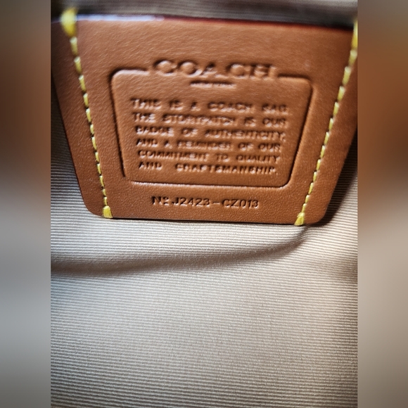 Coach Nolita Mini Barrel Bag In Chalk White - Picture 15 of 16